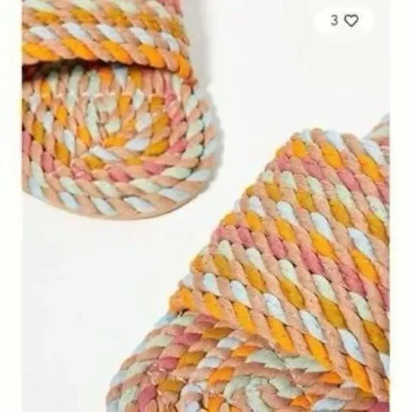 Anthropologie x Salt   Umber Sunny Slide Sandals US 6