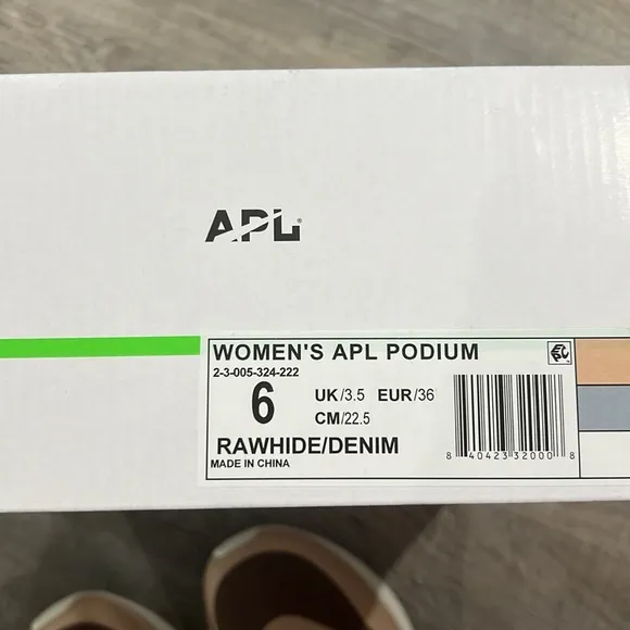 APL Athletic Shoes Brown and Cream Modern Design