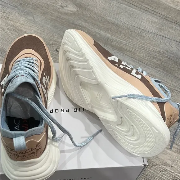 APL Athletic Shoes Brown and Cream Modern Design