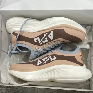 APL Athletic Shoes Brown and Cream Modern Design