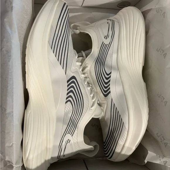 APL White and Black Athletic Shoes