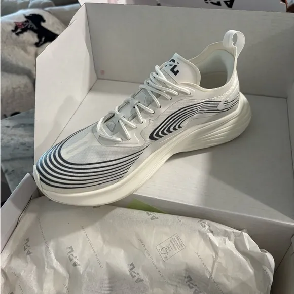 APL White and Black Athletic Shoes