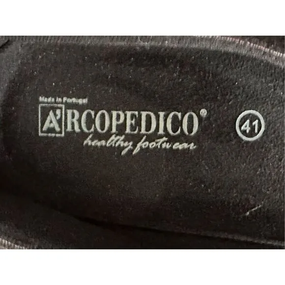 Arcopedico Leona Black Slip On Mary Jane Comfort Shoes Size 41 US 9.5 - 10