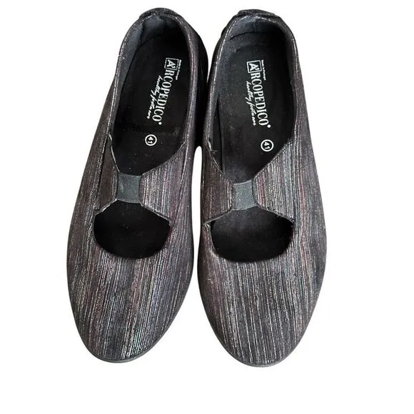 Arcopedico Leona Black Slip On Mary Jane Comfort Shoes Size 41 US 9.5 - 10