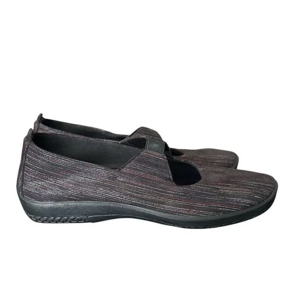 Arcopedico Leona Black Slip On Mary Jane Comfort Shoes Size 41 US 9.5 - 10