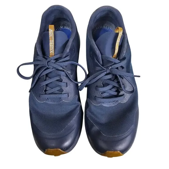 ArcTeryx Norvan LD 2 Mens Running Shoes 9 D Navy/Brown Vibram Sole Lightweight