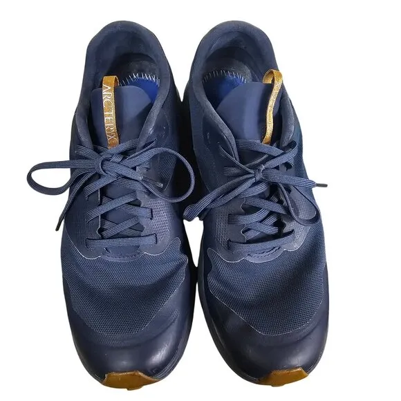 ArcTeryx Norvan LD 2 Mens Running Shoes 9 D Navy/Brown Vibram Sole Lightweight