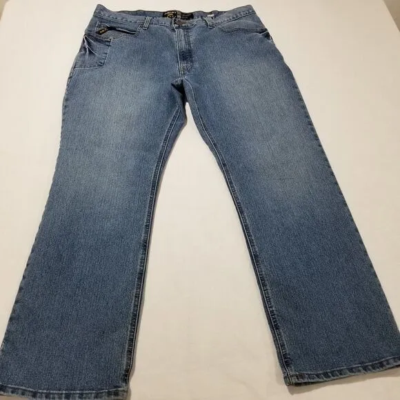 Ariat Rebar Jeans Mens 38X30 M4 Basic Bootcut Durastretch Edge Stackable Denim