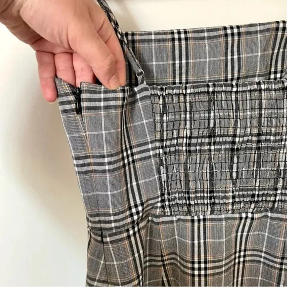 Aritzia Wilfred New Classic Mini Dress Plaid