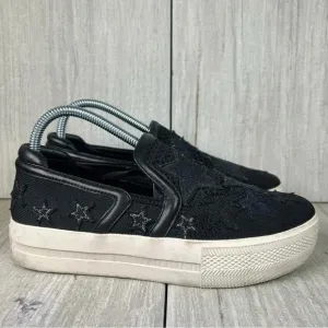 Ash Jeday Star Patchwork Platform SneakerSlip On Shoes Women’s Size 7 EUR 38