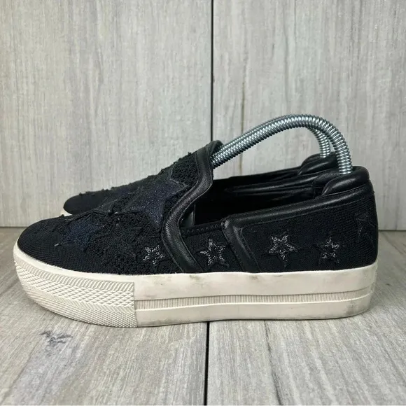 Ash Jeday Star Patchwork Platform SneakerSlip On Shoes Women’s Size 7 EUR 38