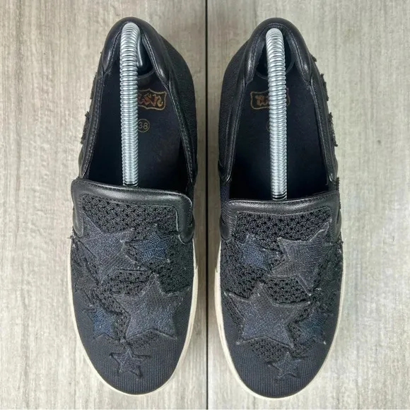 Ash Jeday Star Patchwork Platform SneakerSlip On Shoes Women’s Size 7 EUR 38