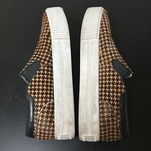 Ash Karma Cowhair Leather Slip On Platform Sneakers Y2K 90s Shoes Size 10 40