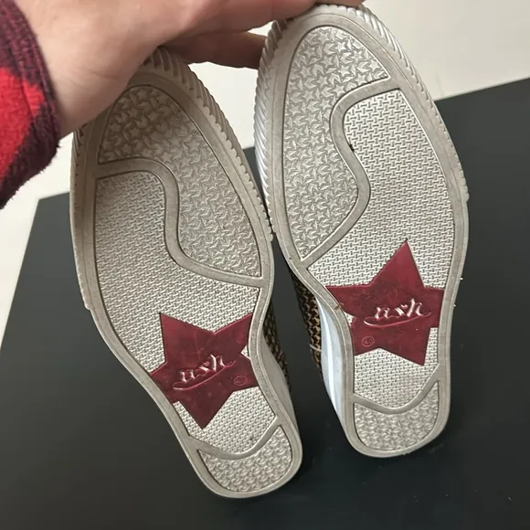 Ash Karma Cowhair Leather Slip On Platform Sneakers Y2K 90s Shoes Size 10 40