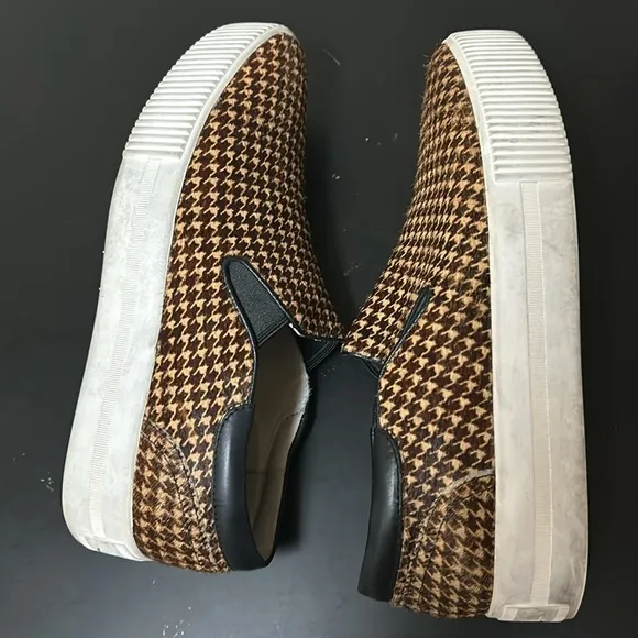 Ash Karma Cowhair Leather Slip On Platform Sneakers Y2K 90s Shoes Size 10 40