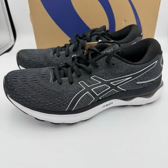 ASICS Gel-Nimbus 24 Men's Size 8.5 Running Black White Training Shoes
