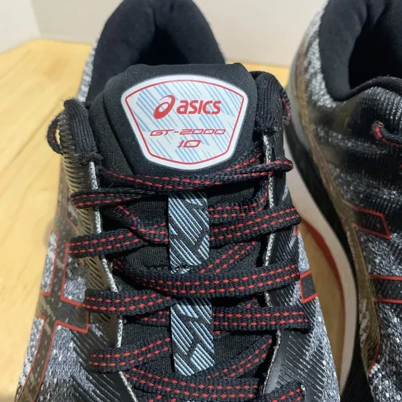 Asics GT 2000 10 Athletic Shoes Men's Sz 11.5 Gray Lace Up Low Top 1011B434