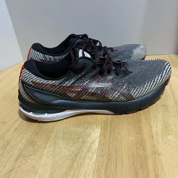 Asics GT 2000 10 Athletic Shoes Men's Sz 11.5 Gray Lace Up Low Top 1011B434