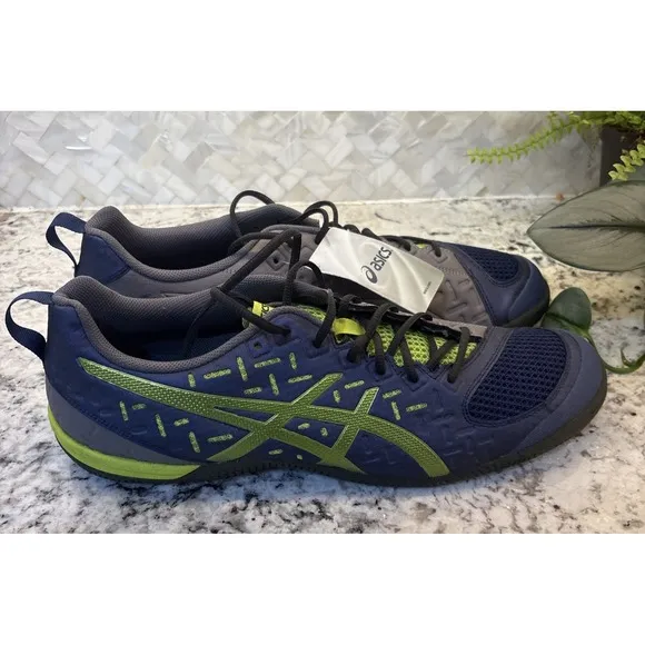Asics Men's Gel Fortius TR 2 Blue Neon Cross Training Shoes Size 14