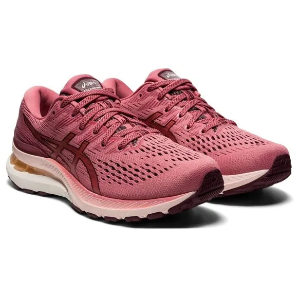 ASICS WOMEN'S GEL-KAYANO 28 RUNNING SHOES, 7, SMOKEY ROSE/DEEP MARS