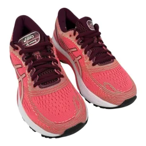 Asics Womens Gel Nimbus 21 1012A156 Pink Running Shoes Sneakers Size 6