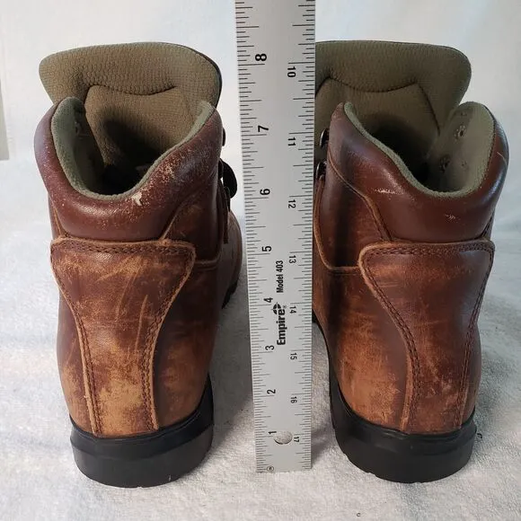 ASOLO AFX 520 Hiking Boots Women 8.5 Leather Lace Up Brown Mountaincore