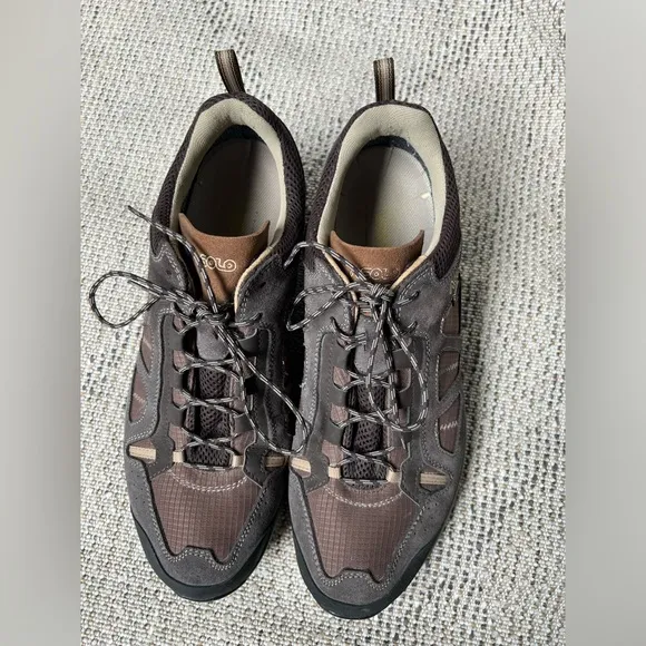 ASOLO MEGATON GV GoreTex Vibram Hiking Trail Shoes Brown Gray  Size 12