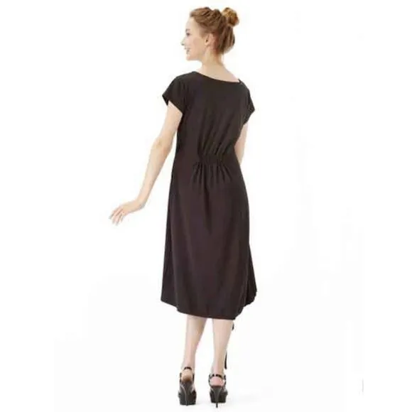 Babette Stretch Drawstring Hem Dress Size XXS