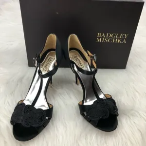 Badgley Mischka Kamille Floreat Peep Toe Heels