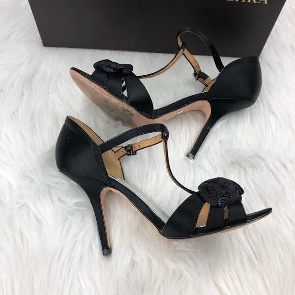 Badgley Mischka Kamille Floreat Peep Toe Heels