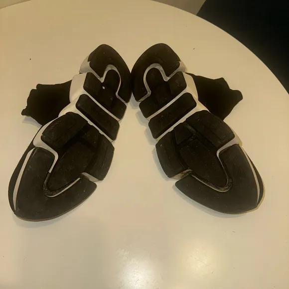 Balenciaga Black and White Women's Shoes