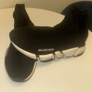 Balenciaga Black and White Women's Shoes