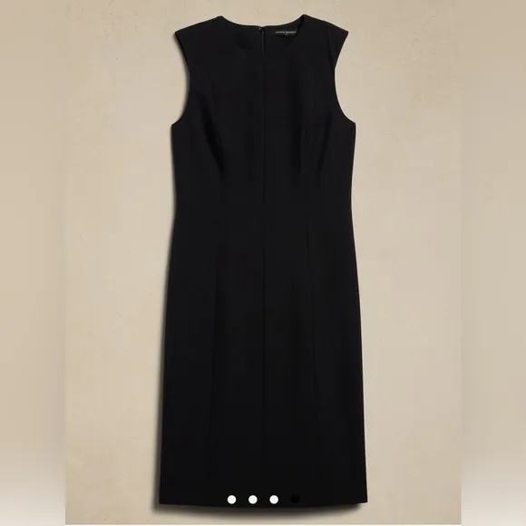 Banana Republic SCULPTED KNEE-LENGTH SHEATH DRESS NWOT