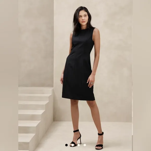 Banana Republic SCULPTED KNEE-LENGTH SHEATH DRESS NWOT