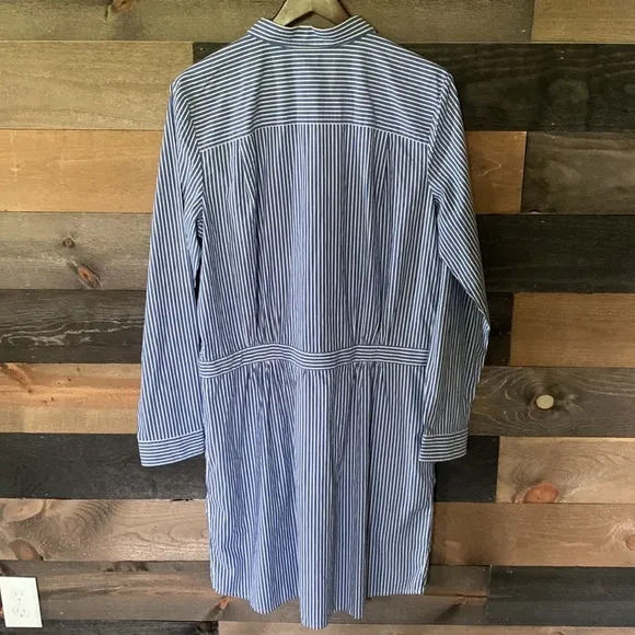 Banana Republic striped cotton shirtdress