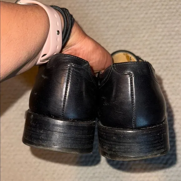 Barney’s of New York Classic Black Leather Men's Shoes—sz 8