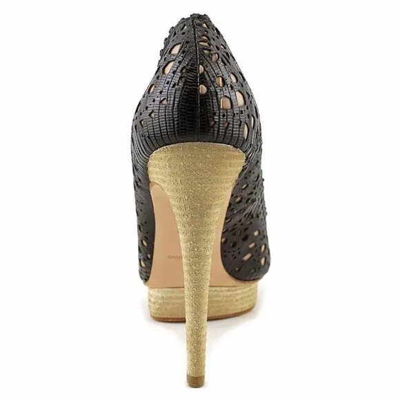 BCBG Max Azria Black Platform Heels NWOB