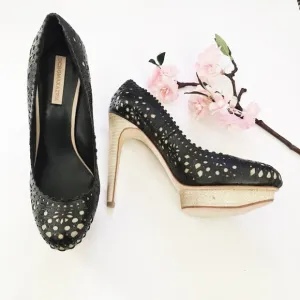 BCBG Max Azria Black Platform Heels NWOB