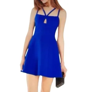 BCBGMaxAzria NWT Royal Blue Classic Mini Dress Size 8