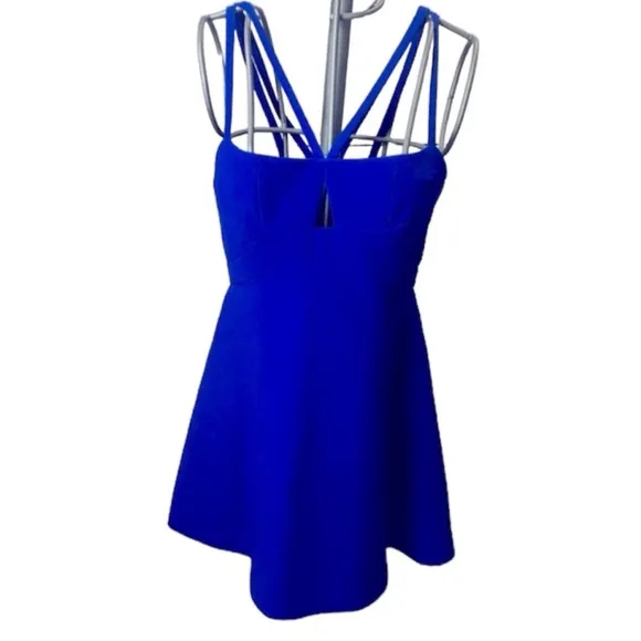 BCBGMaxAzria NWT Royal Blue Classic Mini Dress Size 8