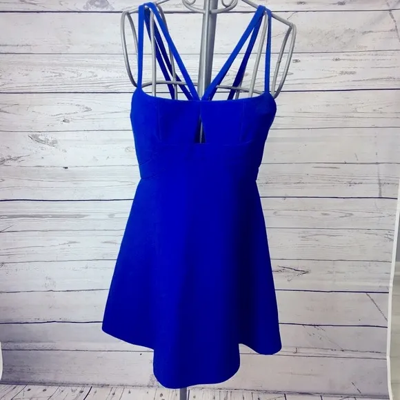 BCBGMaxAzria NWT Royal Blue Classic Mini Dress Size 8