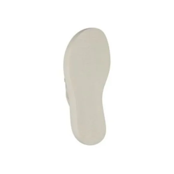 BELLA VITA Womens Ivory 1&quot; Platform Ned-italy Wedge Slide Sandals Shoes 7 M