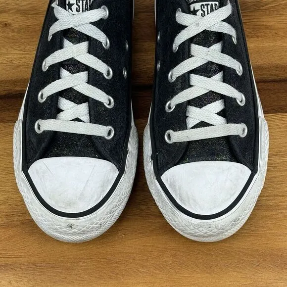 Big Kids Converse CTAS‎ Lift Platform Shiny Suede Sneakers Shoes Size 2 Y