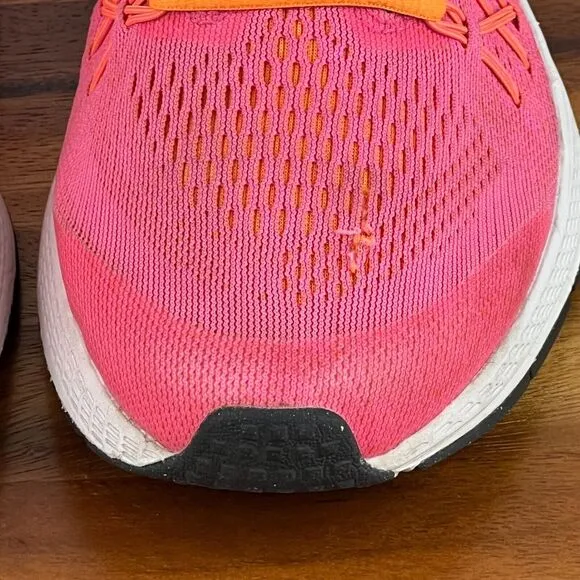 Big Kids Nike Zoom Pegasus 32 Pink Athletic Running Shoes Sneakers‎ Size 7 Y GUC