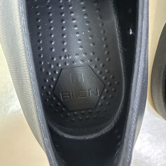 Biion Spikeless Black Wingtip Unisex Waterproof Golf Shoes  W 10 M 8