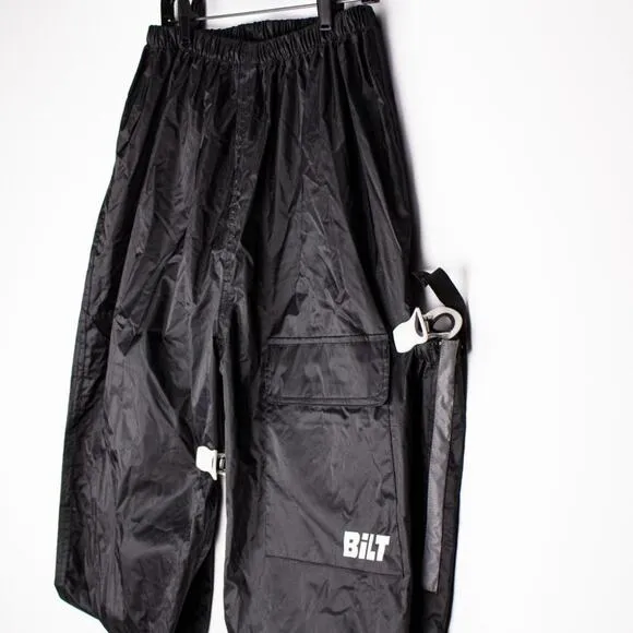 Bilt Men's Motorcycle Overpant's Waterproof 2XL Black Poly BLW 8 Unlined