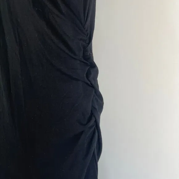 Birgitte Herskind Bjorg One-Shoulder Dress Black Stretch Jersey Modern LBD
