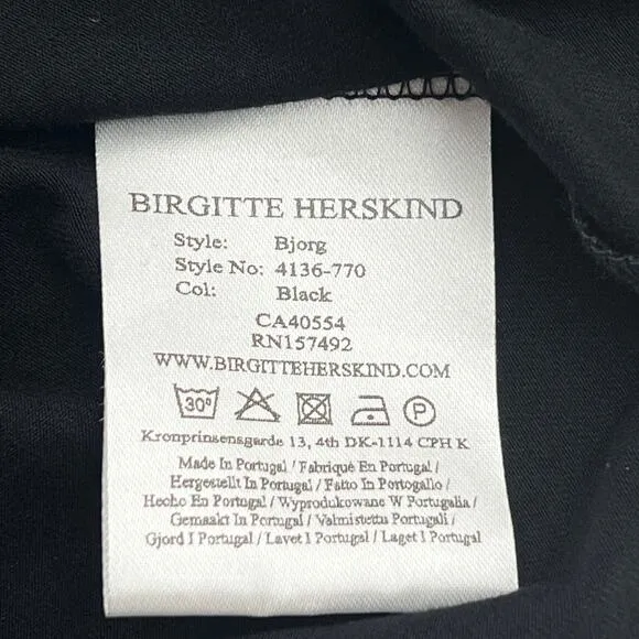 Birgitte Herskind Bjorg One-Shoulder Dress Black Stretch Jersey Modern LBD