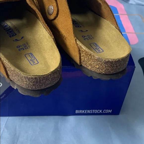 Birkenstock Boston 😘Mink Mules 😘with Breathable Design Narrow