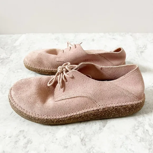 Birkenstock Gary Convertible Shoes Closed Toe Comfort 40 9 Soft Pink Lace Up